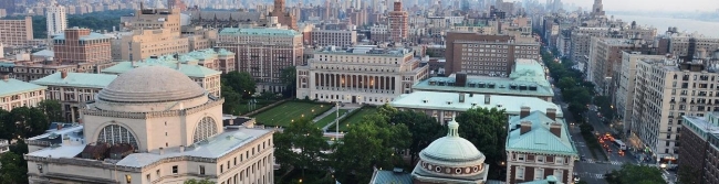 Columbia University's campus in New York City