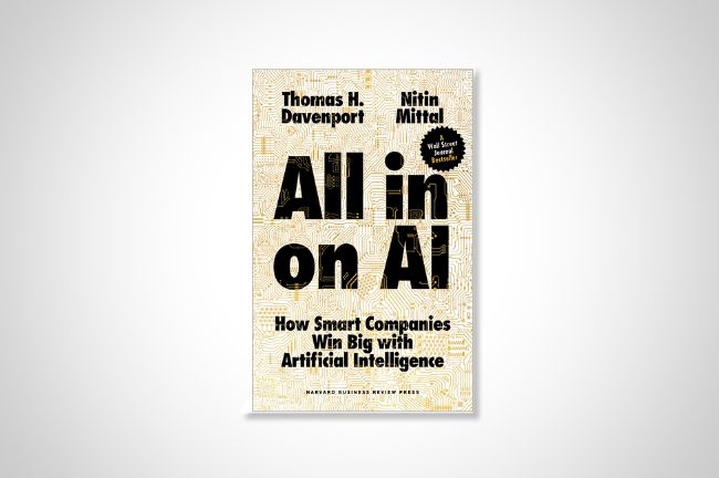 Cover of "All in on AI"