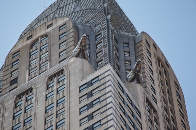 Exterior details of the Chrysler Building