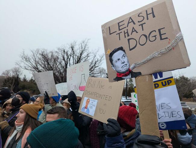 NIH funding cuts rally