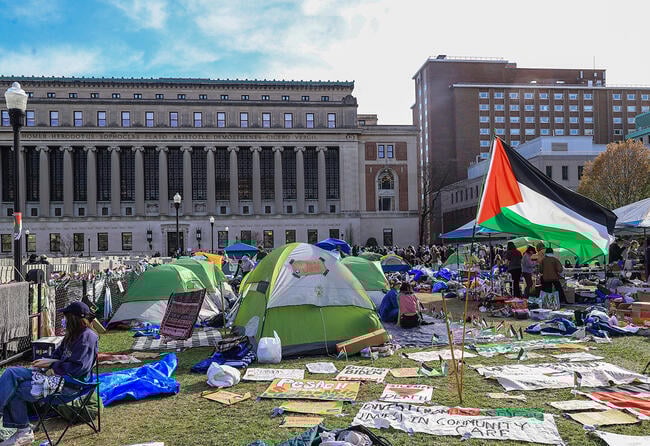 Encampment at Columbia