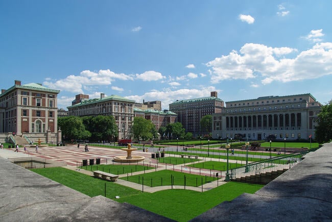 The Columbia University campus.