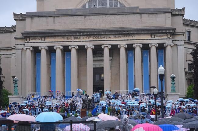 A photo of Columbia University's campus.