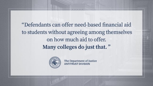 Issues Statement Responding to U.S. Department of Justice Lawsuit