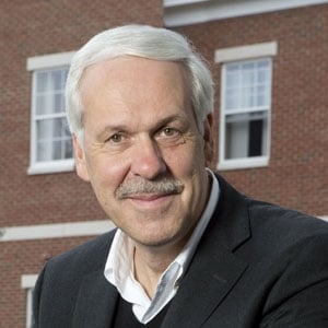 Paul LeBlanc, a light-skinned man with white hair and a gray mustache