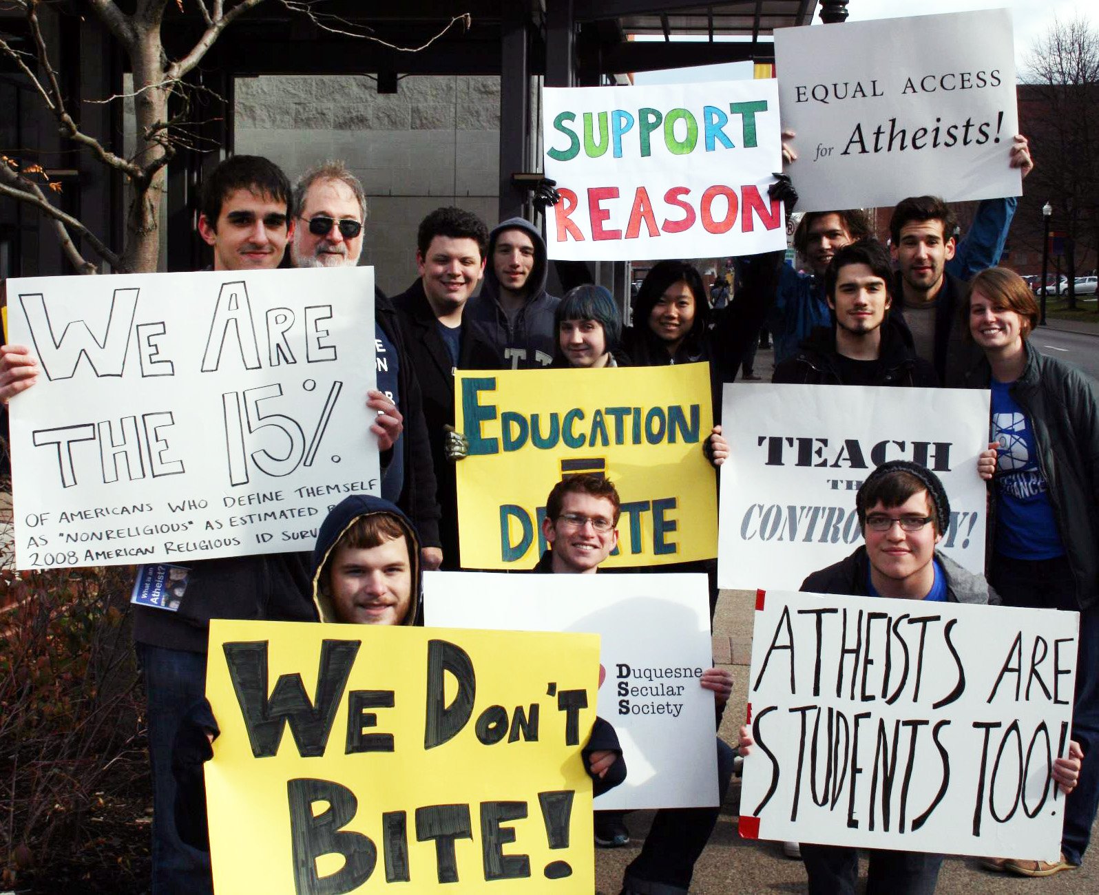 Atheist, secular students becoming established on religious campuses