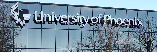 University of Phoenix is down but not out