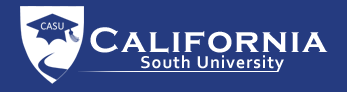 Logo of fake California South University