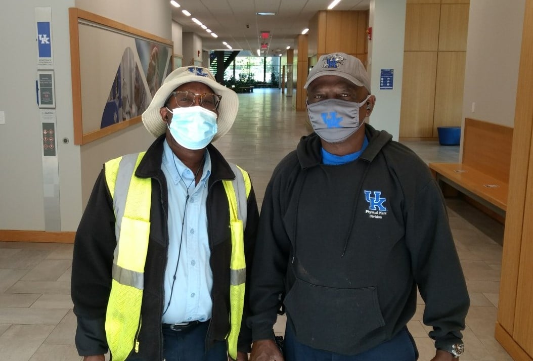 Pierre Smith (L) and Donald Moore (R) at the University of Kentucky