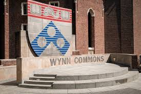 Image of sign outside Wynn Commons at the University of Pennsylvania.