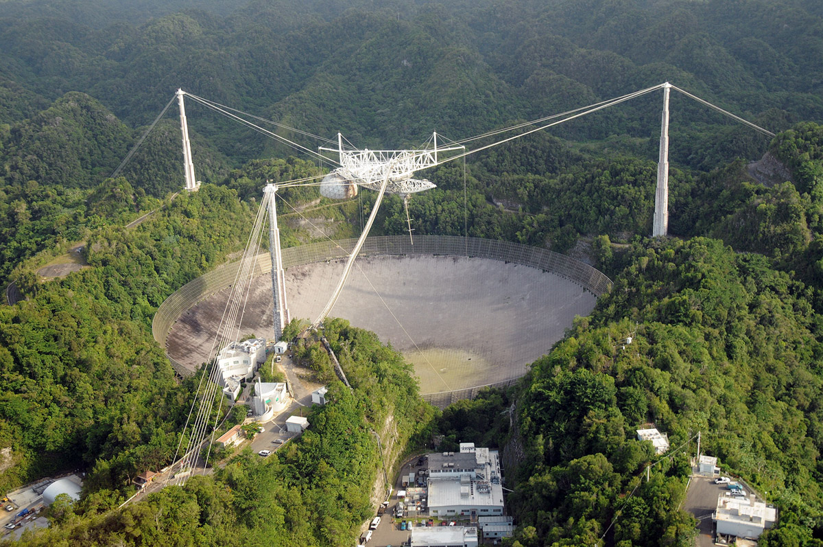 Photo of Arecibo Observatory in Puerto Rico.