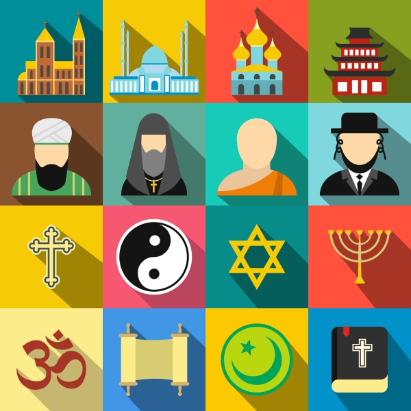 6 religions of the world