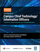 Cover of Inside Higher Ed's 2022 Survey of Campus Chief Information/Technology Officers